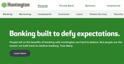 huntington online banking tcf bank